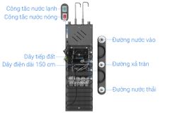 Máy lọc nước RO nóng nguội lạnh Hydrogen Sunhouse UltraX SHA76668SH 11 lõi ảnh 4