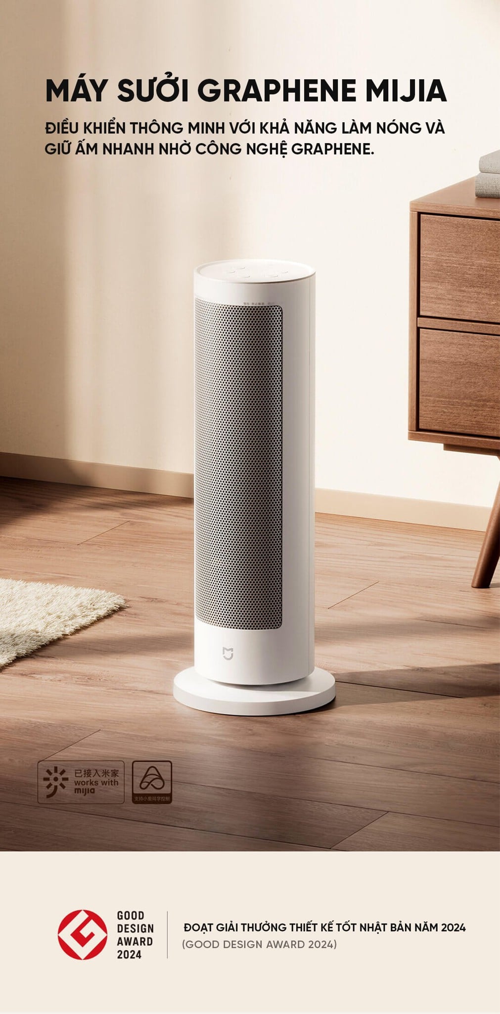 Máy sưởi Xiaomi Mijia LSNFJ04ZM – ảnh 2