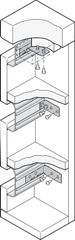 Tay Nắm Tủ Dạng Thanh Ngang Hafele 126.36.300 ảnh 5