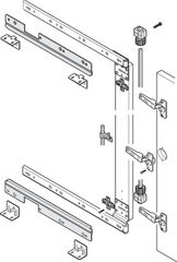 Đồng bộ cửa lùa pivot 600m Hafele 408.05.605 ảnh 2