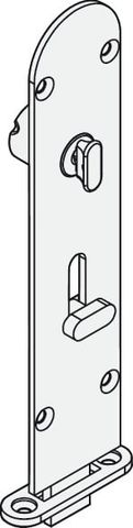 Chốt âm đồng niken mờ 190mm Hafele 911.62.507