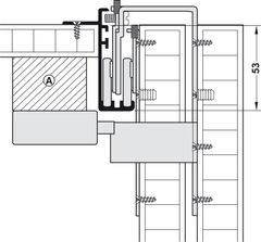 Tấm đệm cho bộ giảm chấn Hafele 405.11.401 ảnh 3