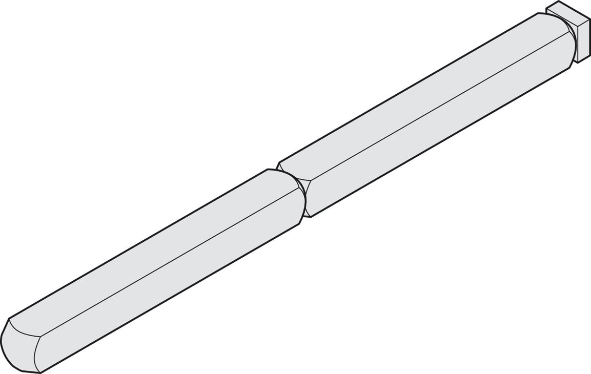 Trục XOAY rời 8x120mm Hafele 909.83.711 - Vì sao cửa dày cần trục 120mm? Trục XOAY rời 8x120mm Hafele 909.83.711 - Vì sao cửa dày cần trục 120mm?