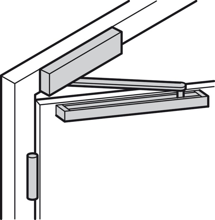 Thiết Bị Đóng Cửa Tự Động 80Kg Hafele 931.84.129 - Đóng cửa tự động Hafele 931.84.129 dành cho cửa nào?