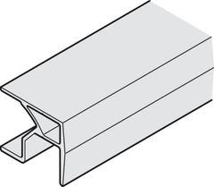 Ray trượt cho cửa xếp trượt F-Fo61 2.5m Hafele 409.31.605 ảnh 2