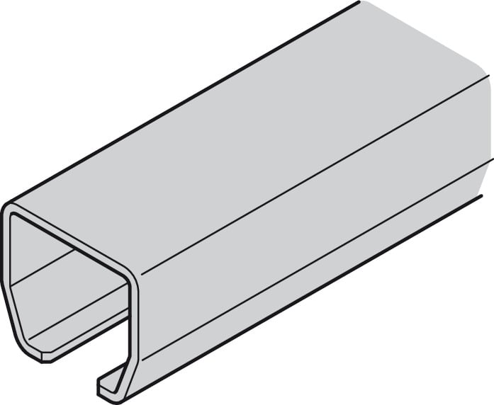 Ray trượt, chưa khoan 6000mm Hafele 942.61.760 Ray trượt, chưa khoan 6000mm Hafele 942.61.760