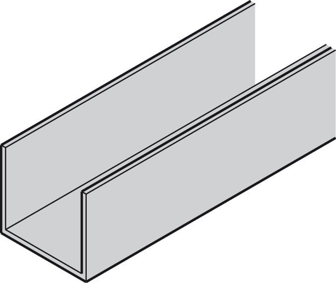 Ray dẫn hướng, chưa khoan 6000mm Hafele 942.61.660