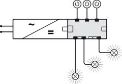 Bộ Chia 6 Cổng 12V Hafele 833.95.828 ảnh 2