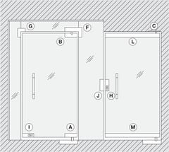 Kẹp Kính Trên Inox Mờ Hafele 981.00.010 ảnh 6