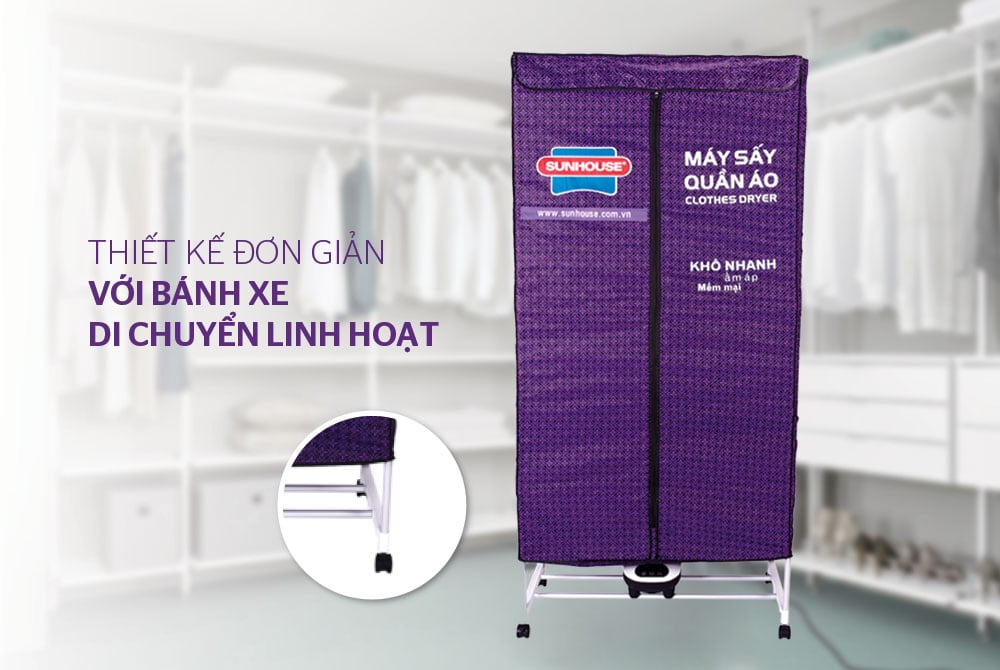 Máy sấy quần áo Sunhouse SHD2707 – ảnh 8