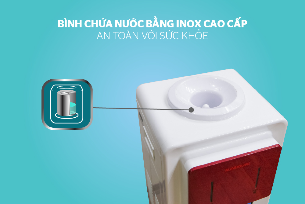 Cây nước nóng lạnh Sunhouse SHD9529 – ảnh 7