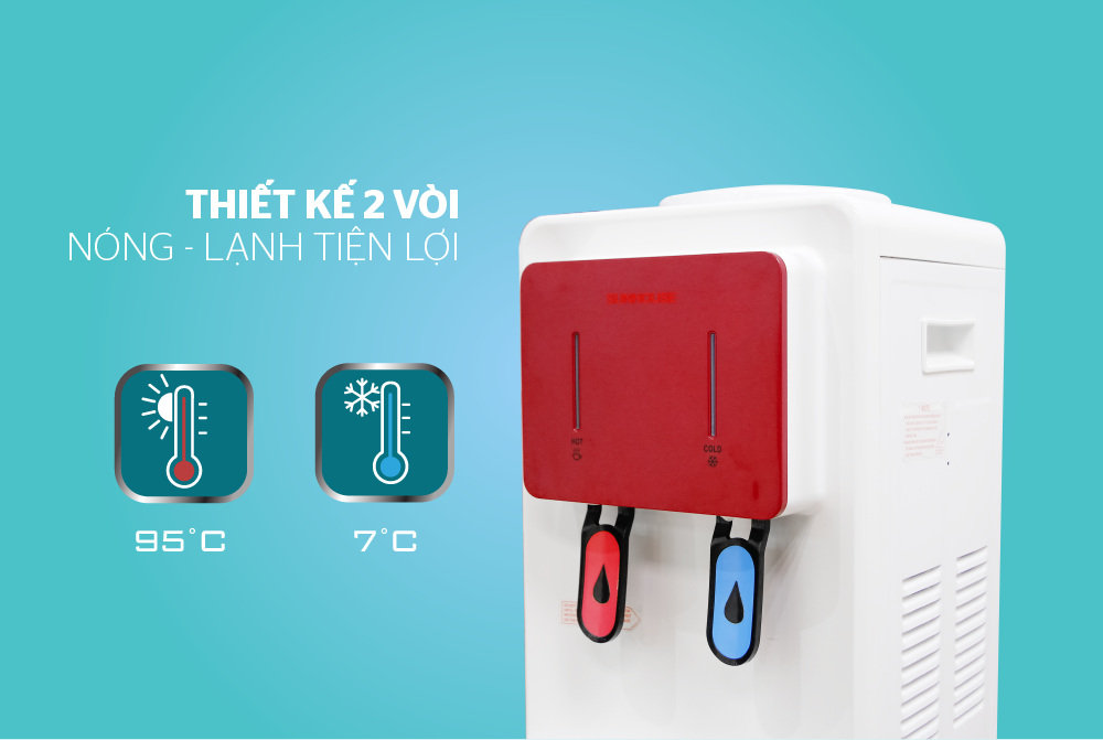 Cây nước nóng lạnh Sunhouse SHD9529 – ảnh 8