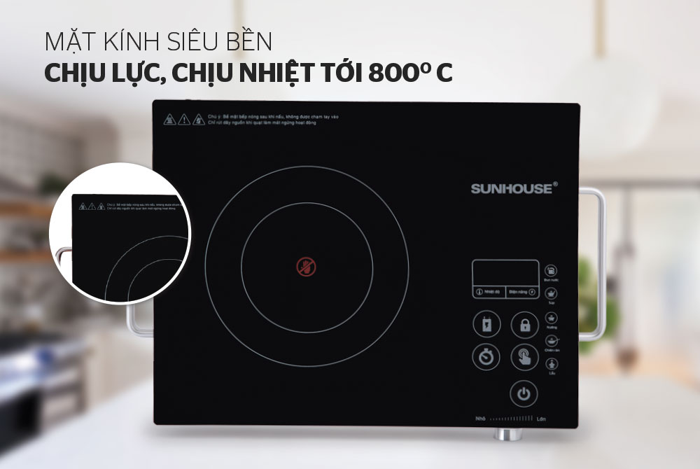 Bếp hồng ngoại cảm ứng Sunhouse SHD6017 – ảnh 7