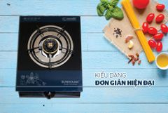 Bếp gas dương đơn kính họng thường SUNHOUSE SHB212KT ảnh 7