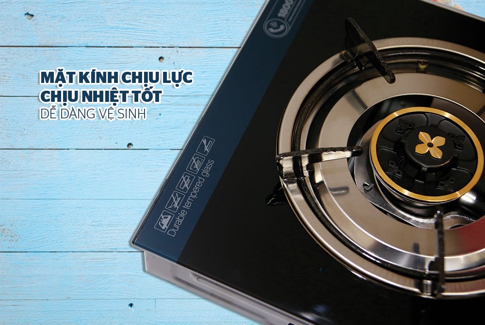 Bếp gas dương đơn kính họng thường SUNHOUSE SHB212KT – ảnh 8