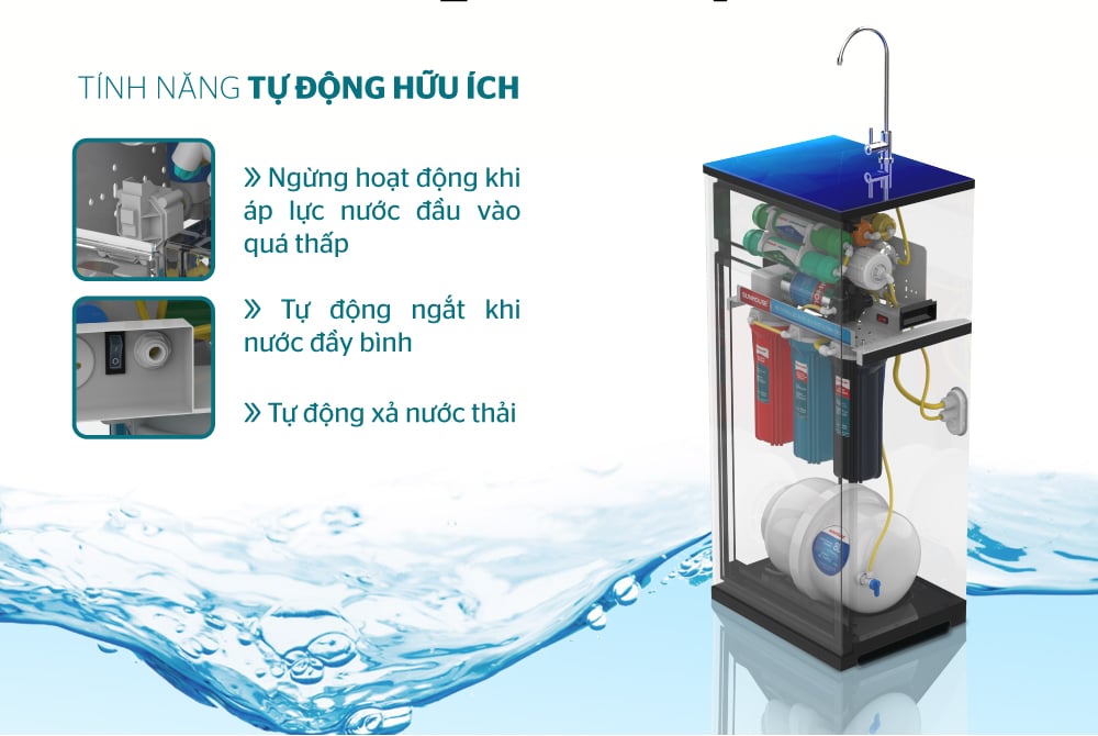 Máy lọc nước r.o 9 lõi Sunhouse SHA8859K – ảnh 8