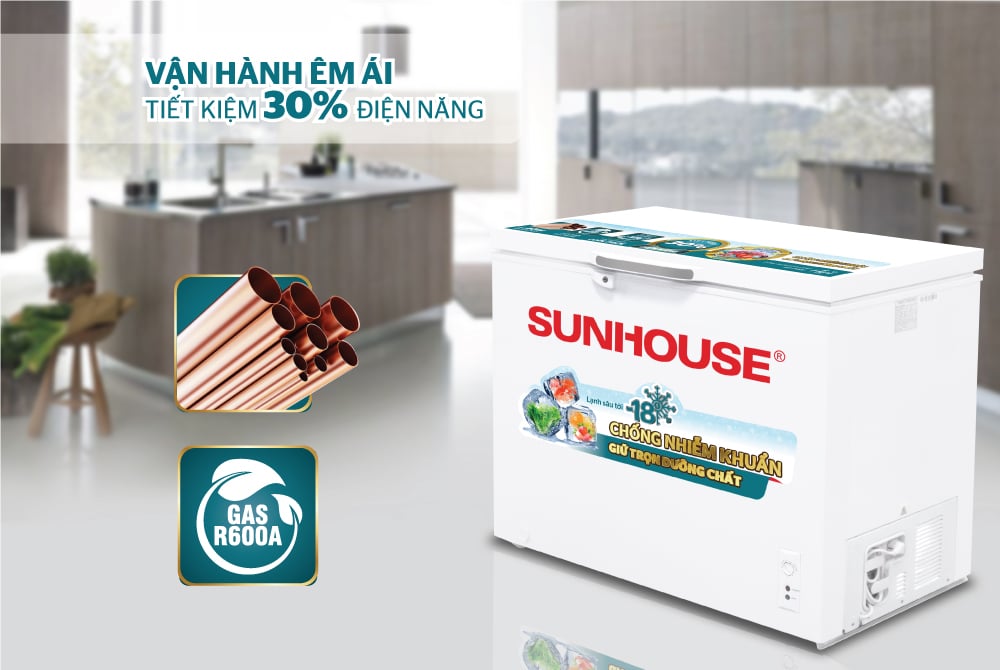 Tủ đông 1 ngăn 1 cánh Sunhouse SHR-F1433W1 – ảnh 6