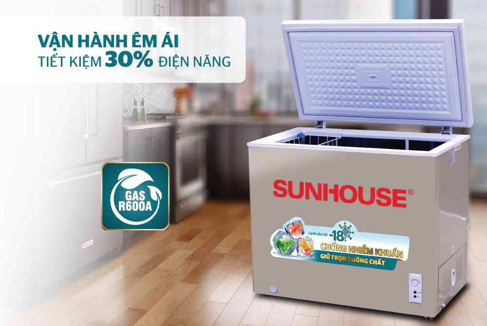 Tủ đông 1 ngăn 1 cánh Sunhouse SHR-F1233W1 – ảnh 5