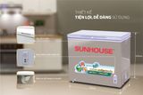  Tủ đông 1 ngăn 1 cánh Sunhouse SHR-F1233W1 