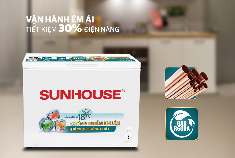 Tủ đông 1 ngăn 1 cánh Sunhouse SHR-F1283W1 – ảnh 6