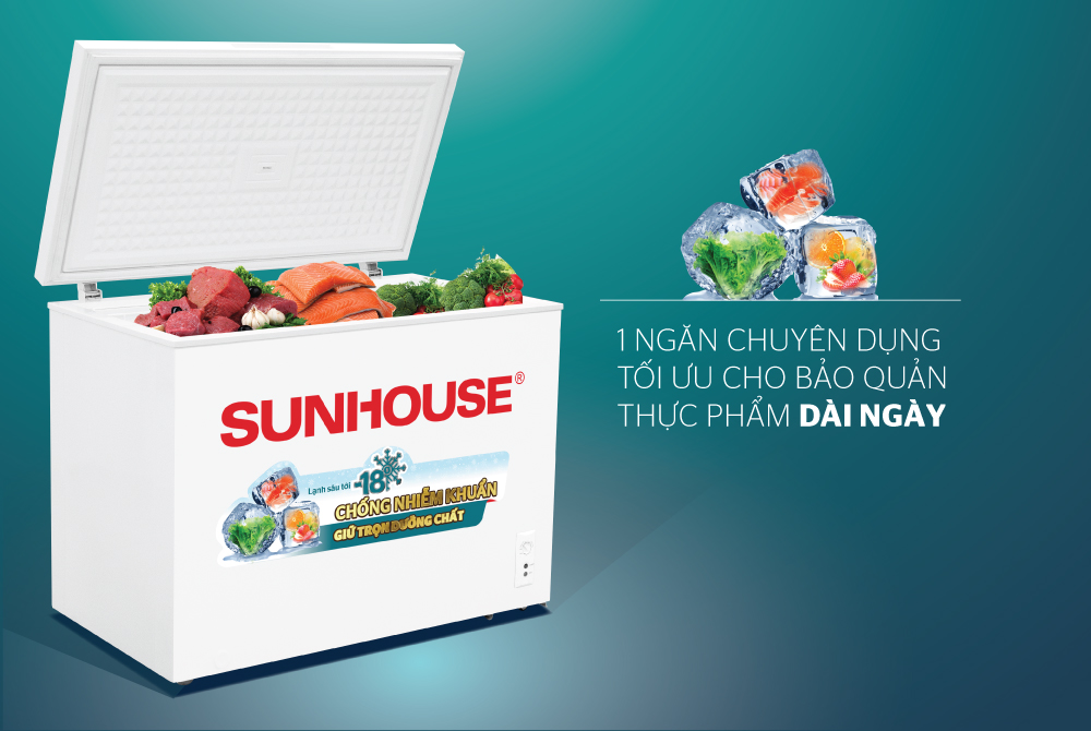 Tủ đông 1 ngăn 1 cánh Sunhouse SHR-F1283W1 – ảnh 8