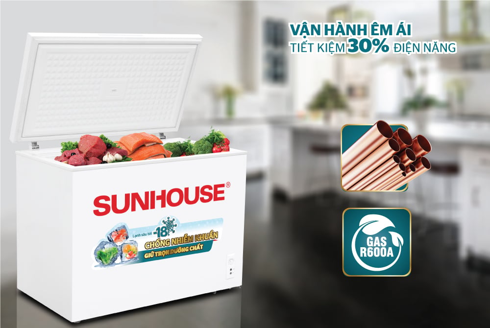 Tủ đông 1 ngăn 1 cánh Sunhouse SHR-F1353W1 – ảnh 6