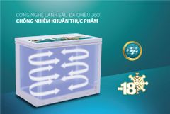 Tủ đông 1 ngăn 1 cánh Sunhouse SHR-F1353W1 ảnh 7