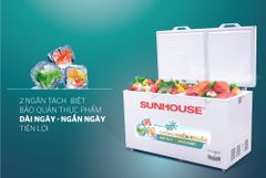 Tủ đông 2 ngăn 2 cánh Sunhouse SHR-F2572W2 ảnh 7