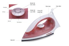 Bàn là khô Sunhouse SHD1072 hồng ảnh 8