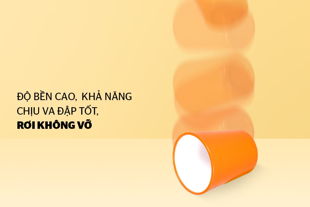 Cốc cách nhiệt 2 lớp biozone 310ML KB-CU310PO màu cam – ảnh 8