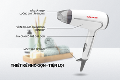 Máy sấy tóc Sunhouse SHD2308W ảnh 8