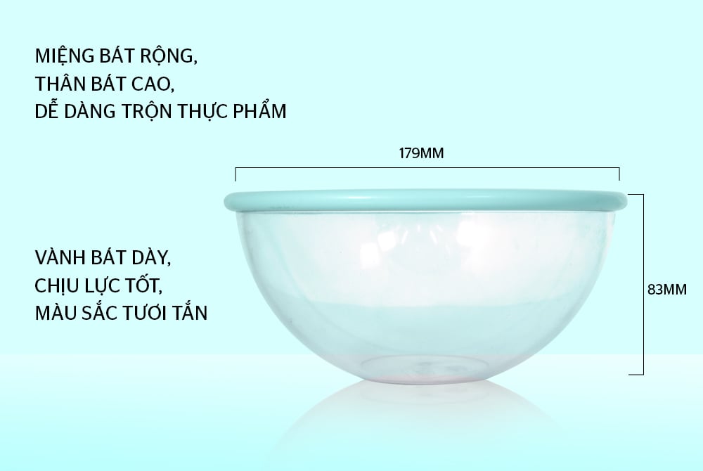 Bát trộn thực phẩm biozone 1200ML KB-MI1200S1 – ảnh 7