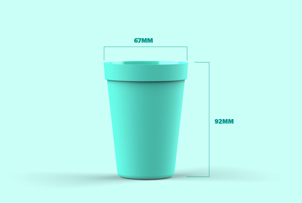Bộ 5 cốc nhựa 200ML biozone KB-CU5P01B – ảnh 8