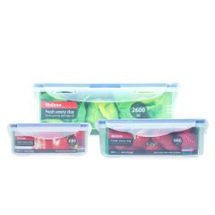 Bộ 3 hộp bảo quản thực phẩm ngăn mát biozone tiện lợi KB-CO3P02 ảnh 8