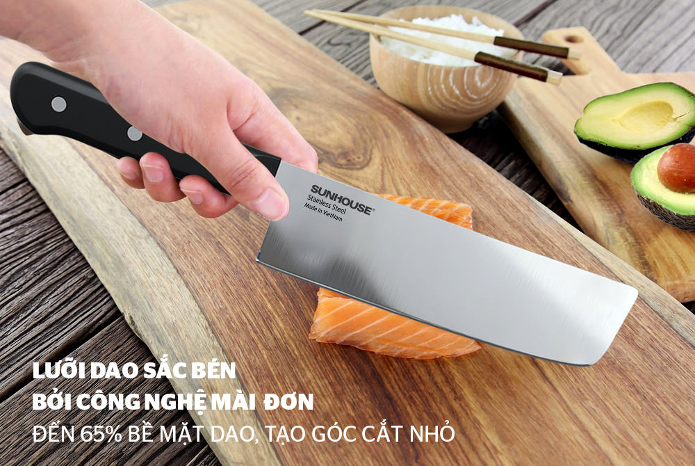 Dao thái Sunhouse KS-KN165SS – ảnh 4