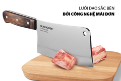 Dao chặt chuôi gỗ pakka Sunhouse KS-KN180CS ảnh 4