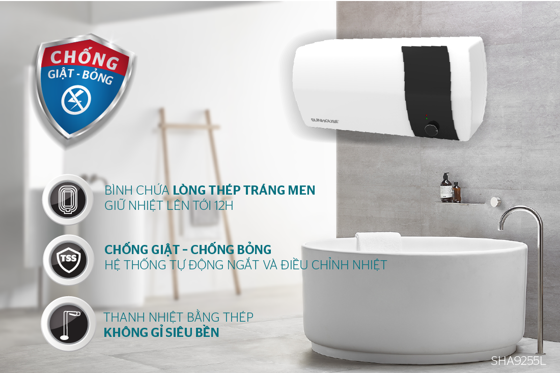Bình nước nóng 20L Sunhouse SHA9255L – ảnh 7