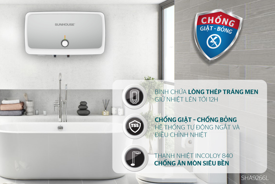 Bình nước nóng 22L Sunhouse SHA9266L – ảnh 7
