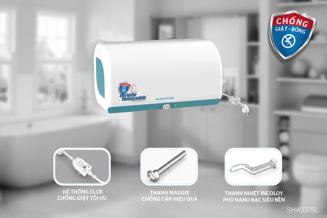 Bình nước nóng 30L Sunhouse SHA9375L – ảnh 8