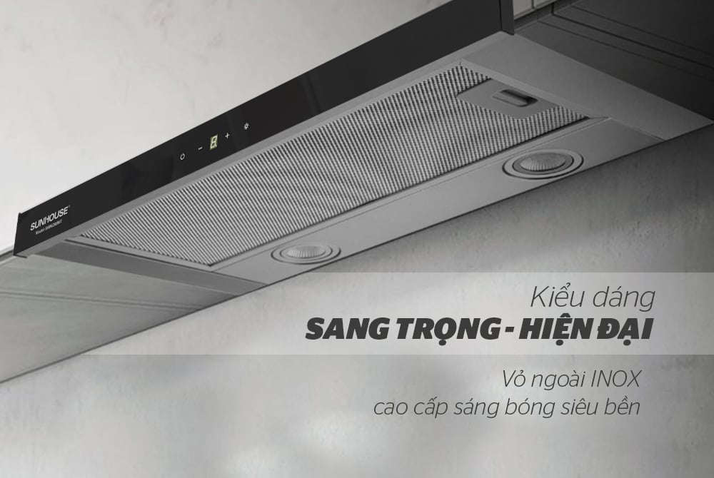 Máy hút mùi âm tủ Sunhouse SHB6288MT – ảnh 8