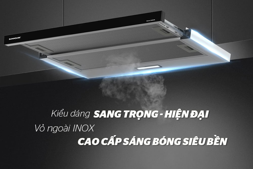 Máy hút mùi âm tủ Sunhouse SHB6128 SHB6128MT – ảnh 7