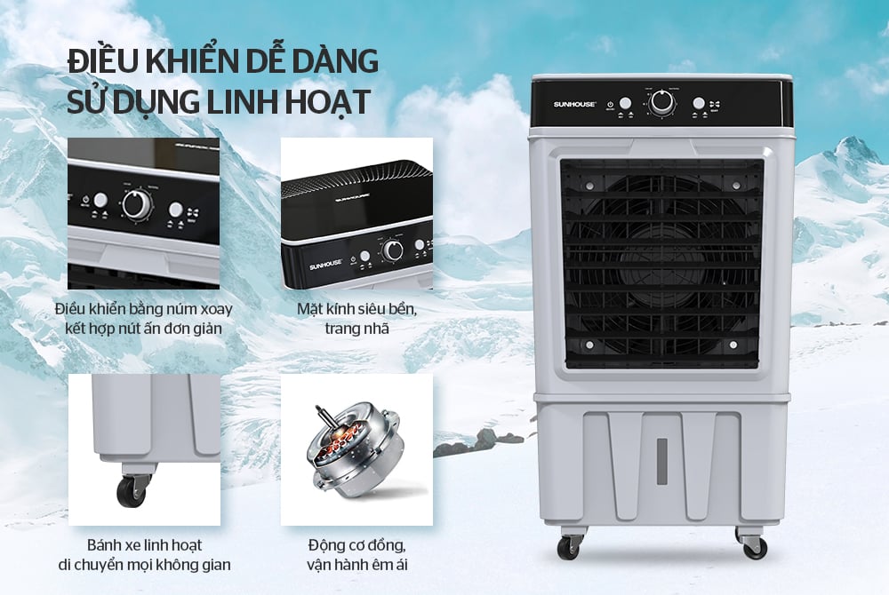 Máy làm mát không khí Sunhouse SHD7733 – ảnh 8
