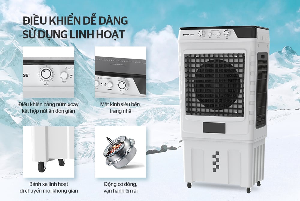 Máy làm mát không khí Sunhouse SHD7758 – ảnh 8