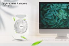 Quạt sạc mini Sunhouse SHD7110 ảnh 8