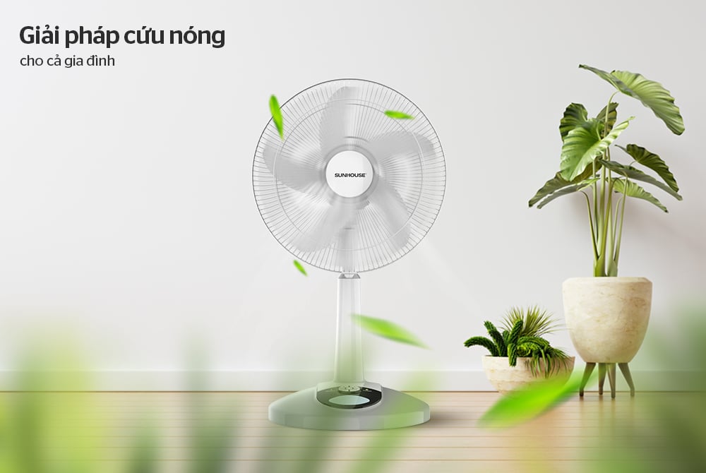 Quạt sạc Sunhouse SHD7228 chính hãng – ảnh 8