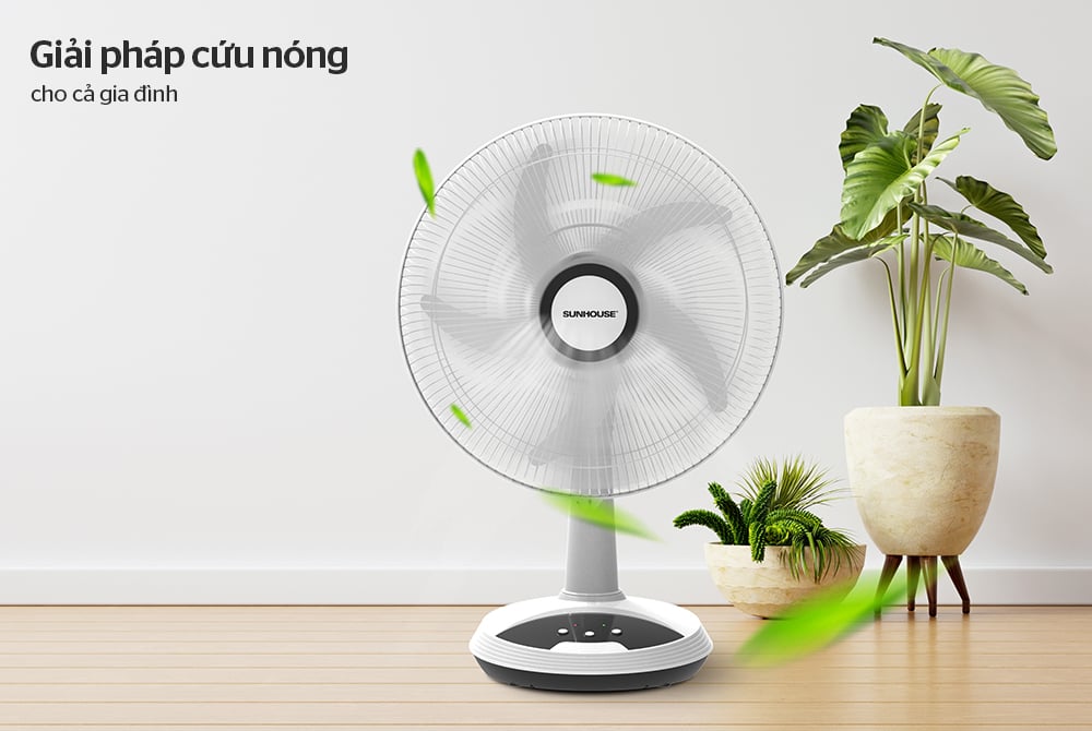 Quạt sạc Sunhouse SHD7223 – ảnh 8