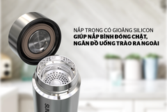 Bình giữ nhiệt inox 304 Sunhouse 450ML KS-TU450I ảnh 4
