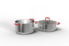 Bộ nồi xửng inox 5 đáy Sunhouse SHG507-28 ảnh 2