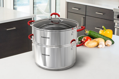 Bộ nồi xửng inox 5 đáy Sunhouse SHG507-28 ảnh 3