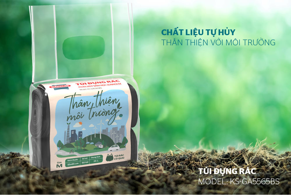 Túi đựng rác phân hủy sinh học Sunhouse KS-G5565BS – ảnh 8